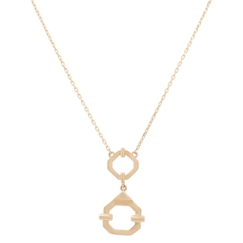 14K Yellow Gold Fashion Necklace With Pendant / Weight: 5.8GR / Size: 18" / CCNK4FS-12