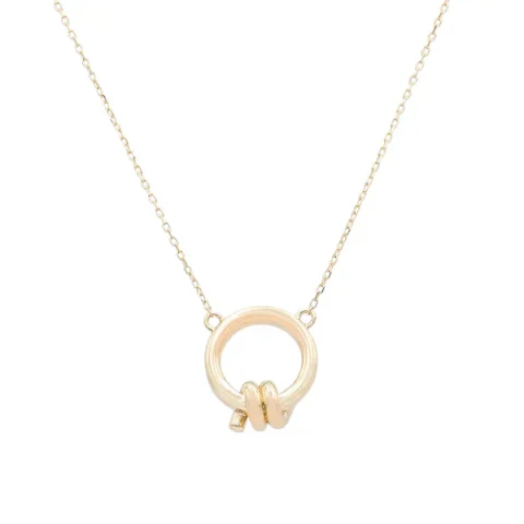 14K Yellow Gold Fashion Necklace With Pendant / Weight: 5.5GR / Size: 18" / CCNK4FS-15