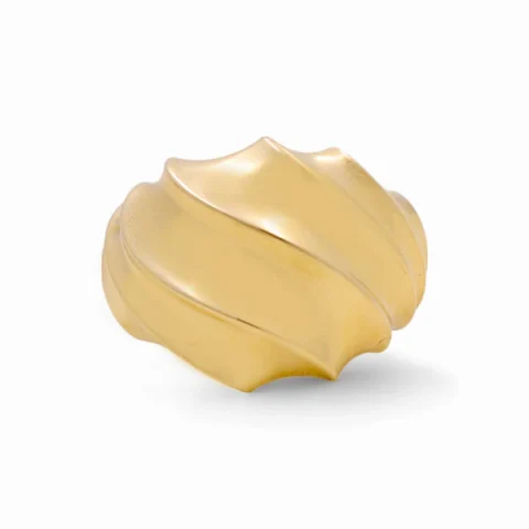 14K Yellow Gold Fashion Women's Ring / Size: 7.5 / Weight: 3.2 GR / DQWR4FS-93