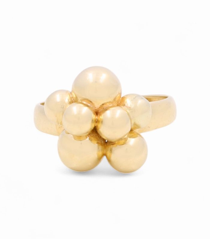 14K Yellow Gold Fashion Women's Ring / Size: 7.5 / Weight: 3 GR / DPWR4FS-6