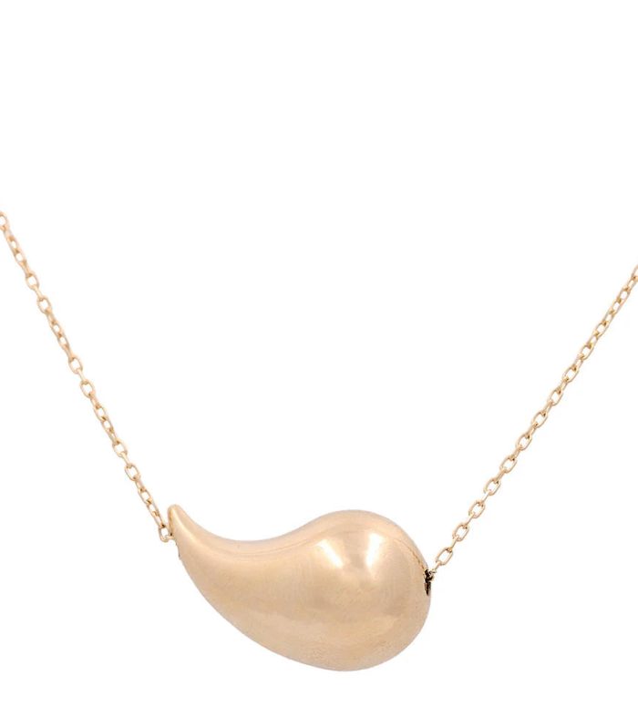 14K Yellow Gold Medium Drop Necklace / Size: 18” / Weight: 3.8 GR / COCH4DR-1