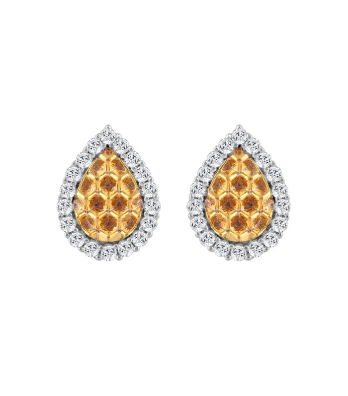 LADIES RING 0.20CT ROUND DIAMOND 10K YELLOW GOLD