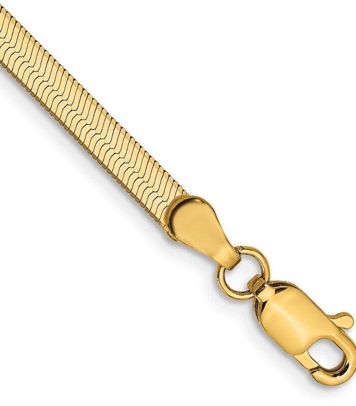 Leslie's 14k 3mm Silky Herringbone Chain