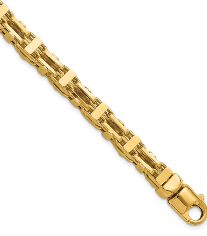 Leslie's 14K Polished Fancy Link Men's Bracelet