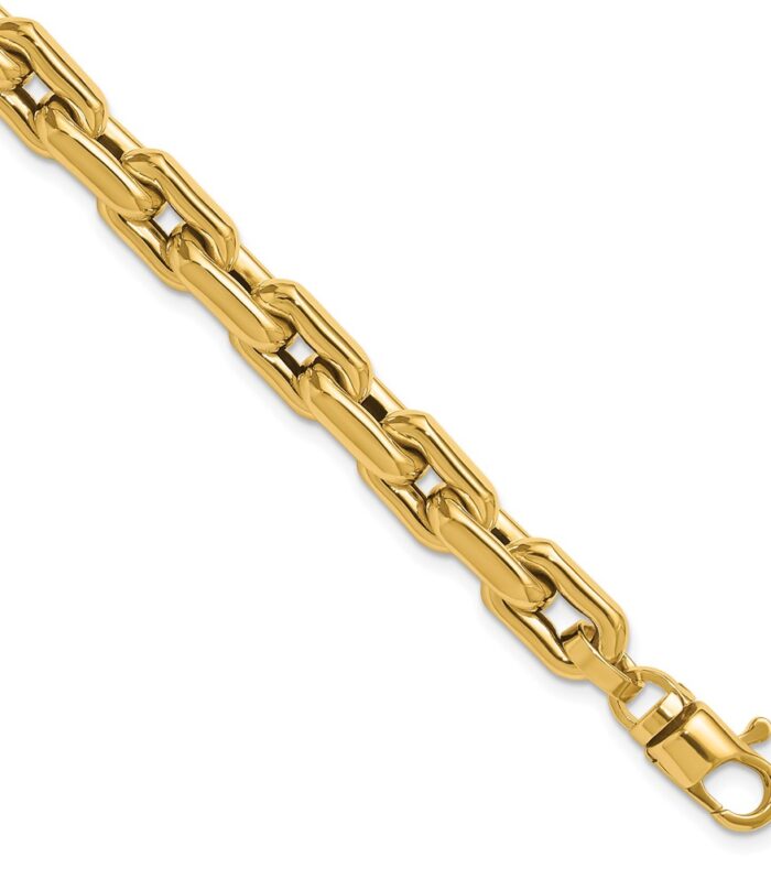 Leslie's 14K Polished Fancy Link Men's Bracelet